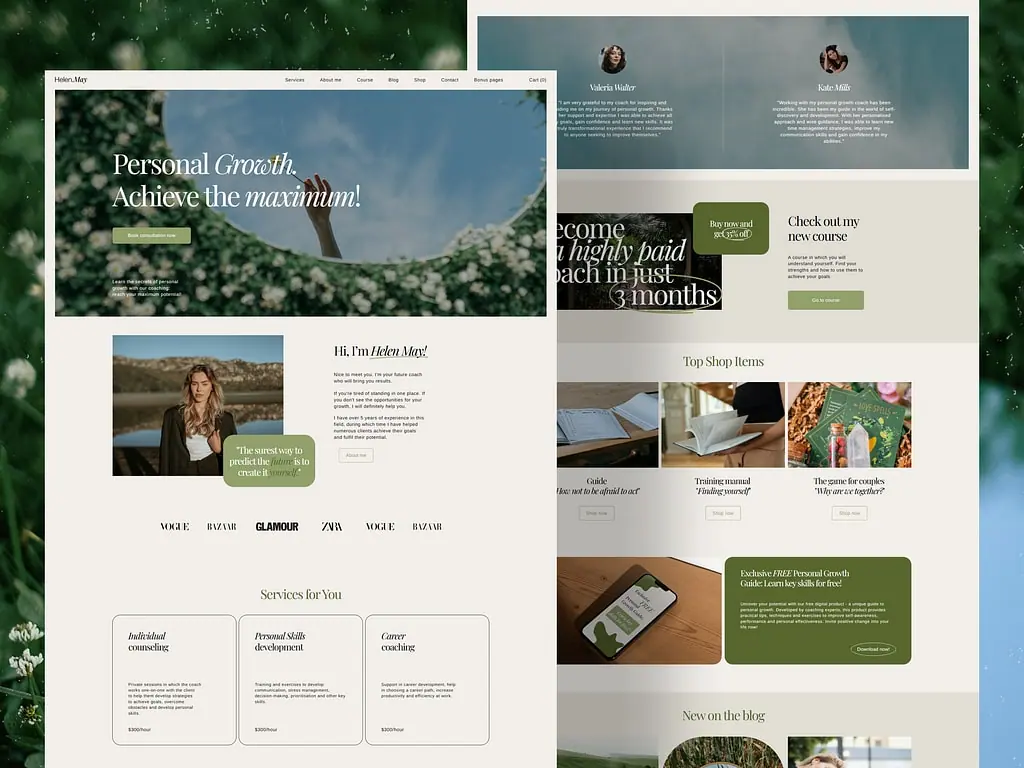 Helen May Coaching – Premium Personal Growth Platform
